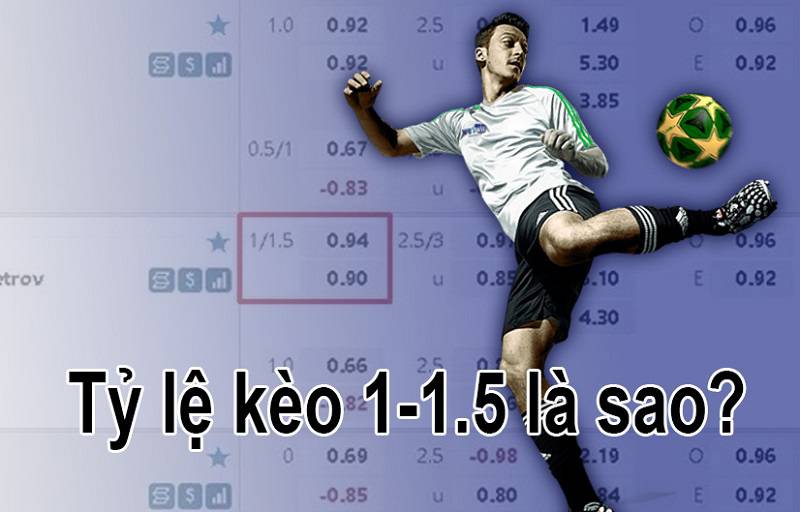 Kèo bóng 1 1 5 là gì? Kèo bóng 1-1.5 là gì?